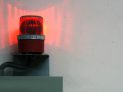 warning red light show up when leak out of gas in factory